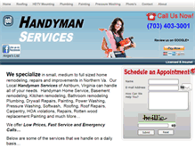 Tablet Screenshot of handyman-ashburn.com